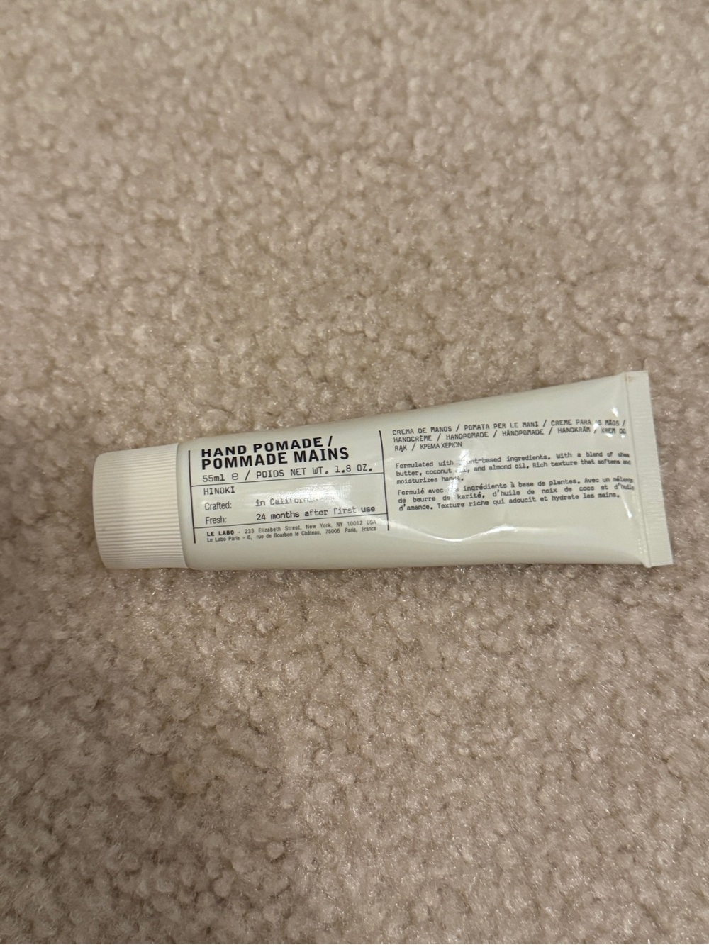 Le Labo Hinoki Hand Pomade 1.8 oz / 55 mL